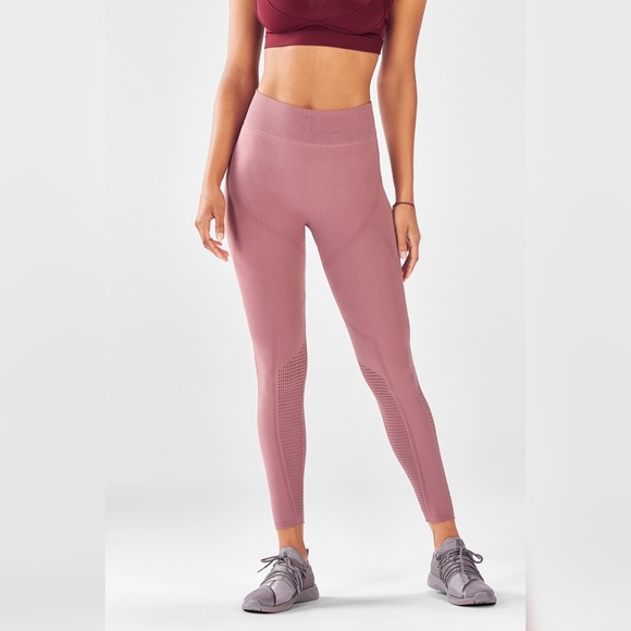 Fabletics Pants - Fabletics High Waisted Pink Leggings
